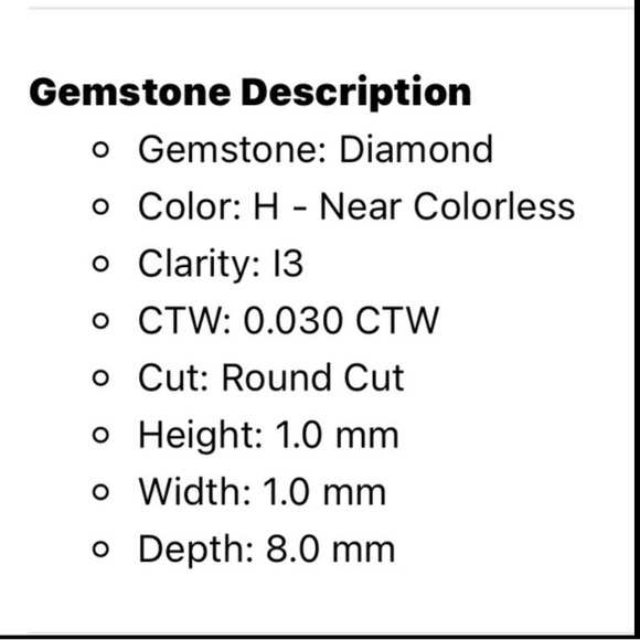 Woman’s Sterling Silver 0.03ctw Diamond Ring - Picture 4 of 9